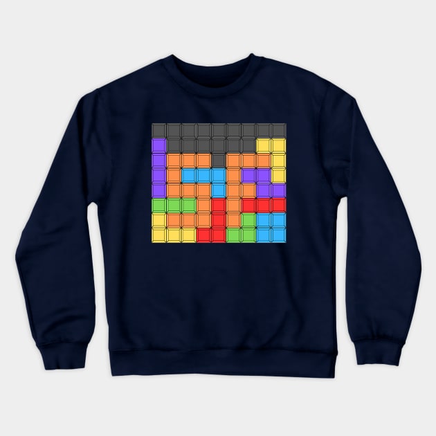 SF Tetris Crewneck Sweatshirt by Juls Designz